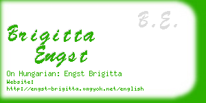 brigitta engst business card